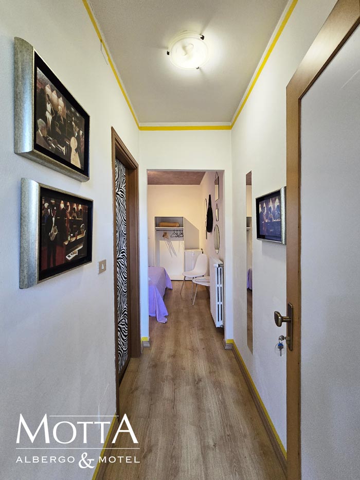 Albergo Asti: Camera Matrimoniale 102 - Ingresso