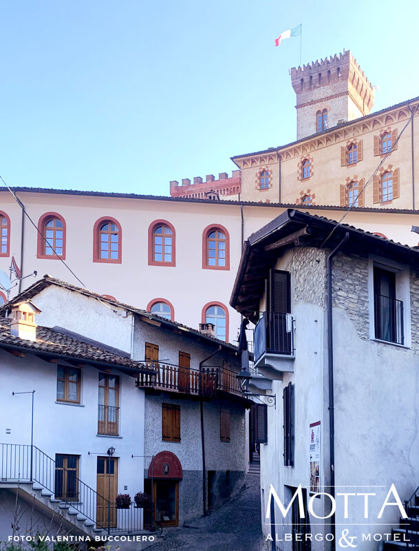 Cicloturismo Langhe - Vista del Castello di Barolo