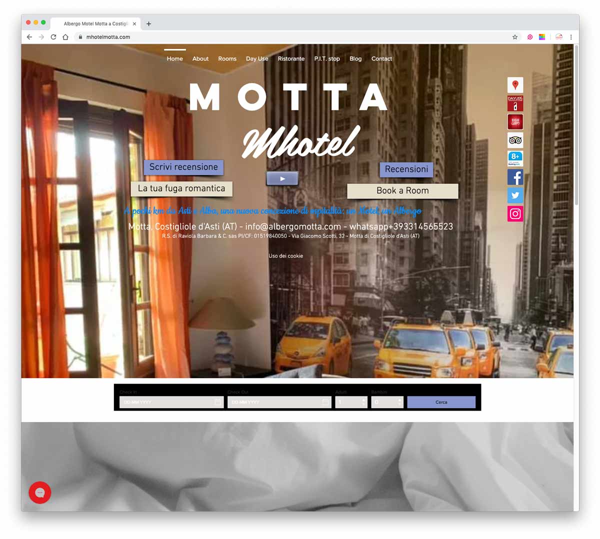 Realizzazione Sito Web Hotel Asti Web Agency Milano 01