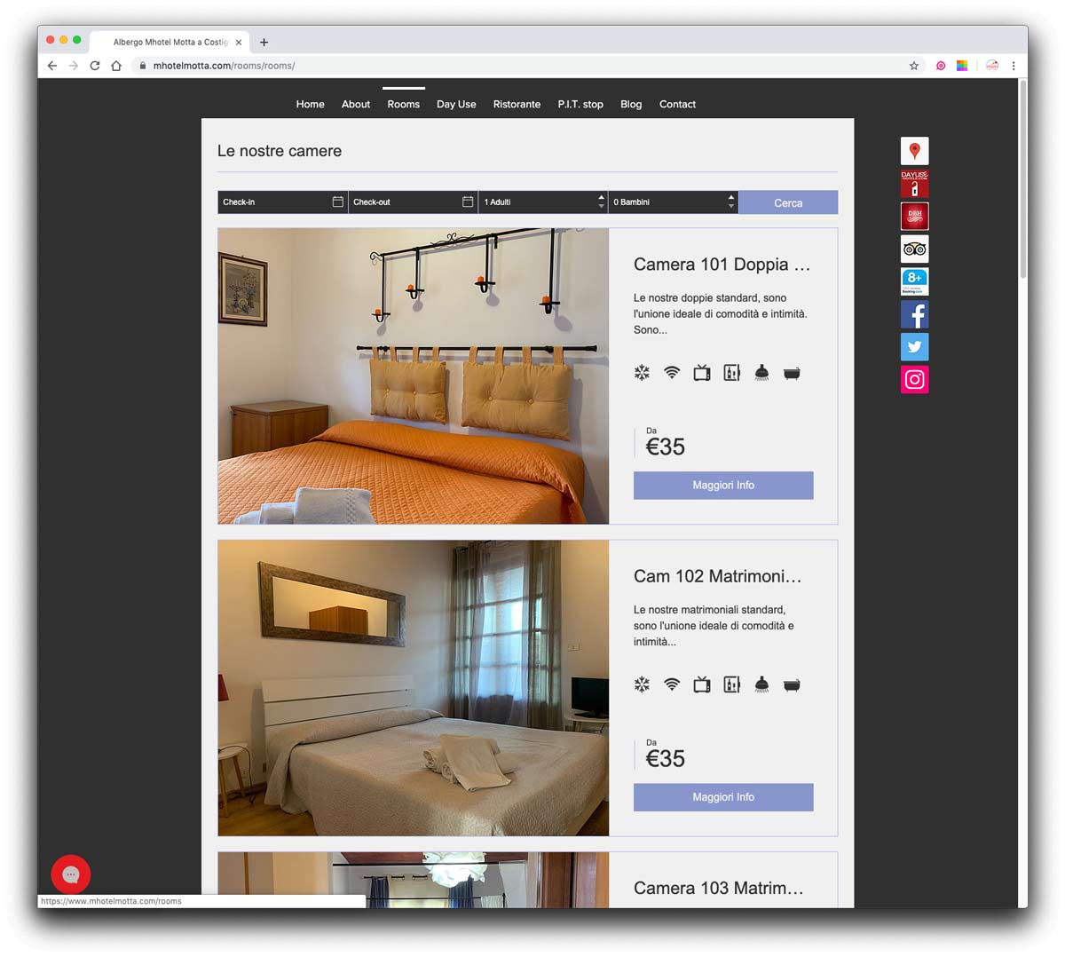 Realizzazione Sito Web Hotel Asti Web Agency Milano 04