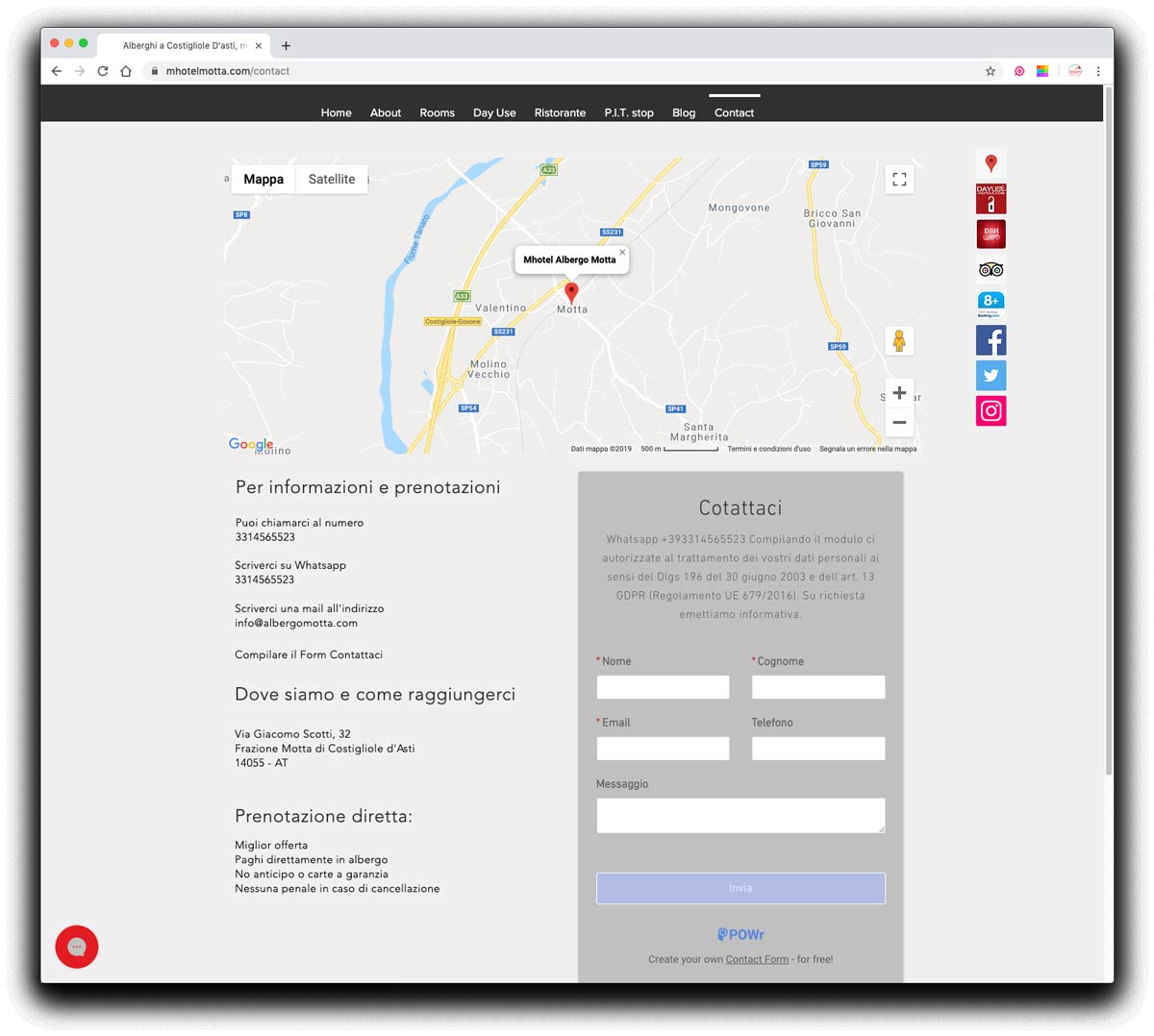 Realizzazione Sito Web Hotel Asti Web Agency Milano 08
