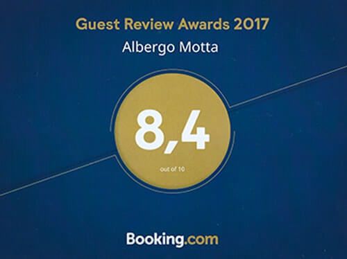 Hotel Asti premio Booking.com Albergo Motta
